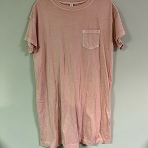 Light Pink T-Shirt Dress